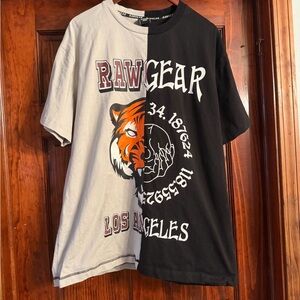 Black and Gray Graphic Tee